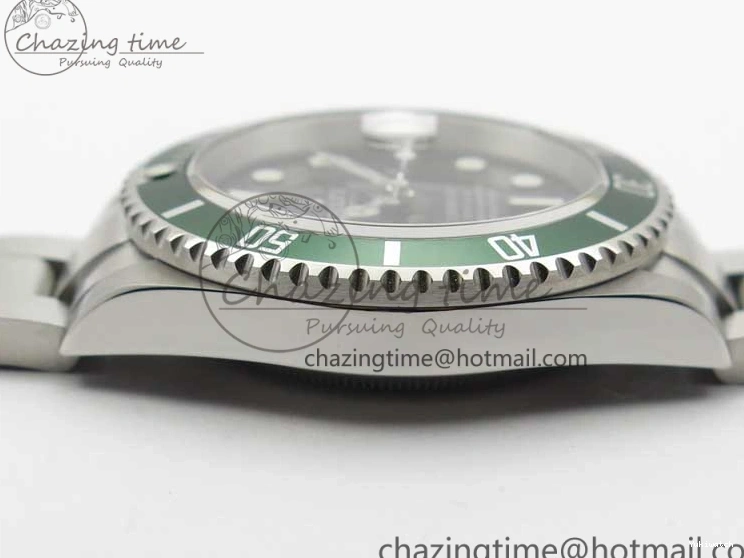 Bracelet Engraving Submariner No ARF1:1 Edition on 904L SS Rehaut Best SH3135 16610 LV Steel Green 0331